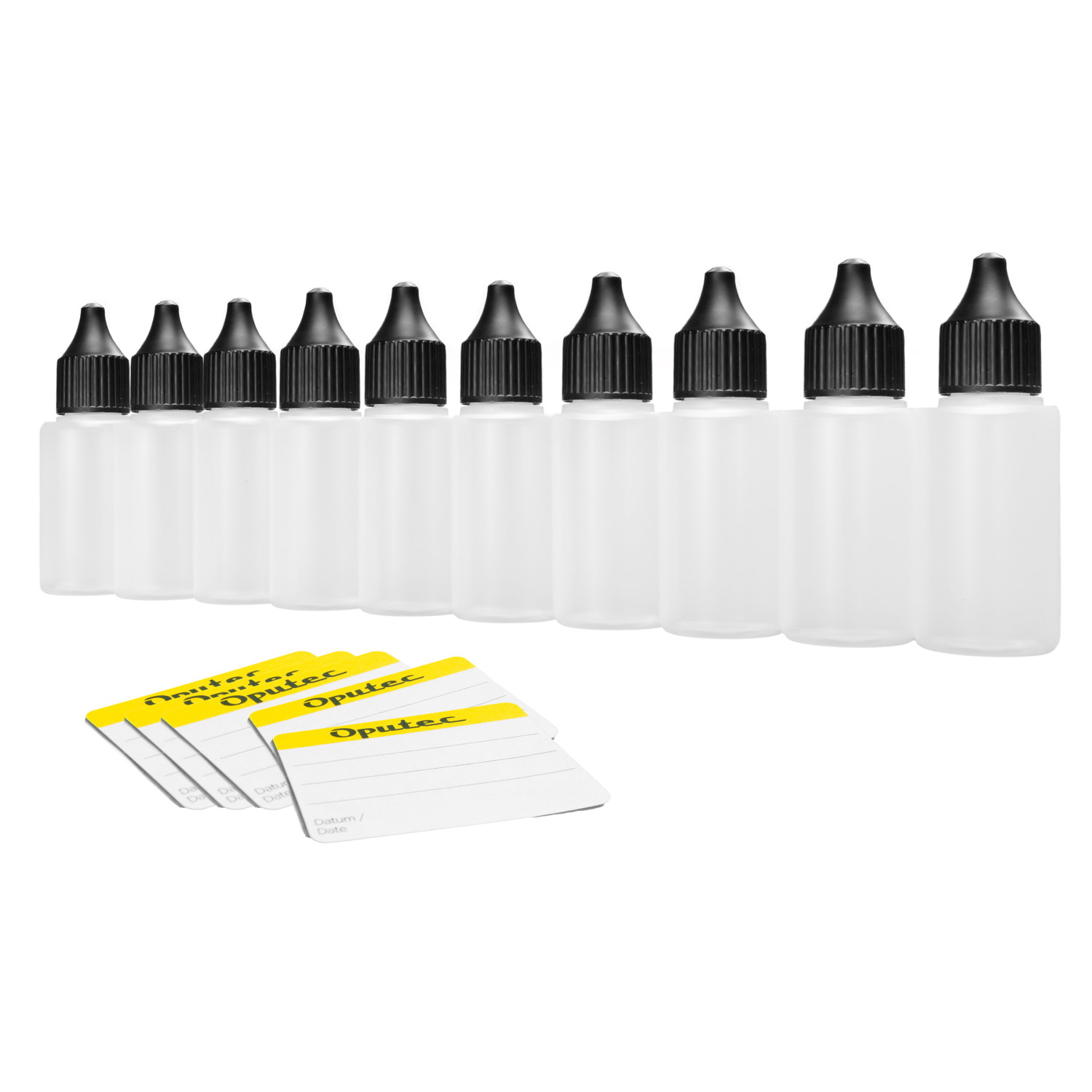 10 x 30ml Dosierflaschen / Liquid-Flaschen mit Tröpflerspitze